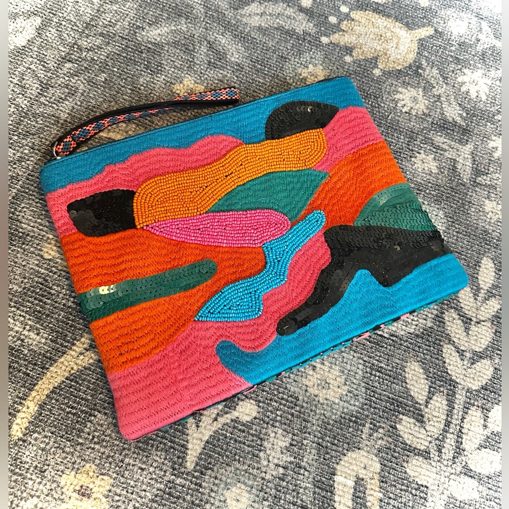America & Beyond Daphne Embellished Clutch